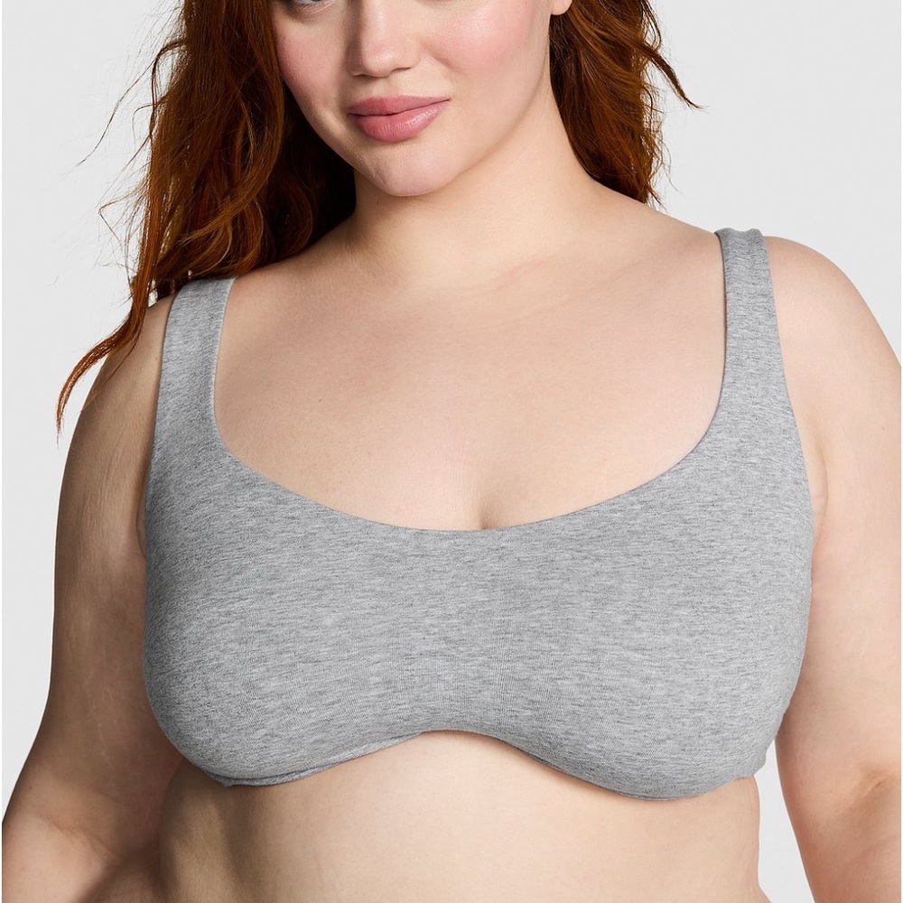 PINK By Victoria Secret Base Cotton Unlined Scoop Bra